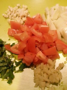 chicken curry veggies