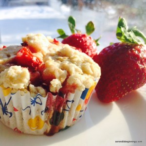 strawberry muffin